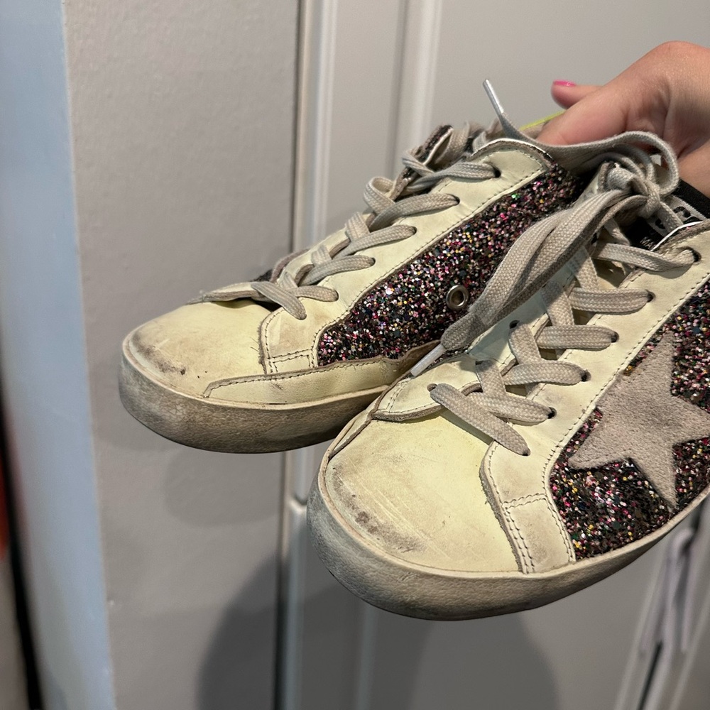 Golden Goose Glitter Star Sneakers - Picture 6 of 8
